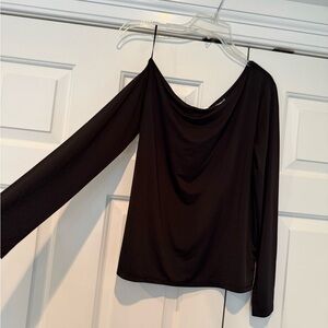 Express off the shoulder Elegant Black Women's Top